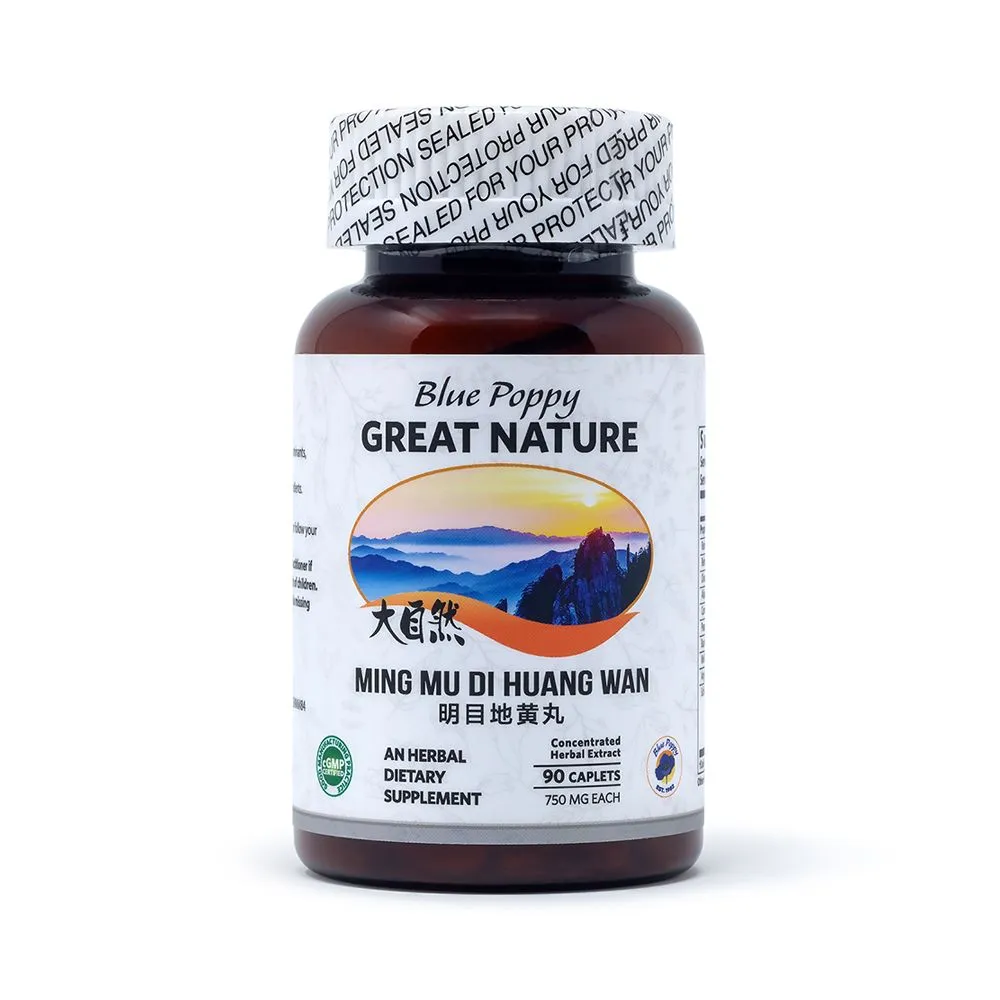 Blue Poppy Great Nature Classics Ming Mu Di Huang Wan Caplets