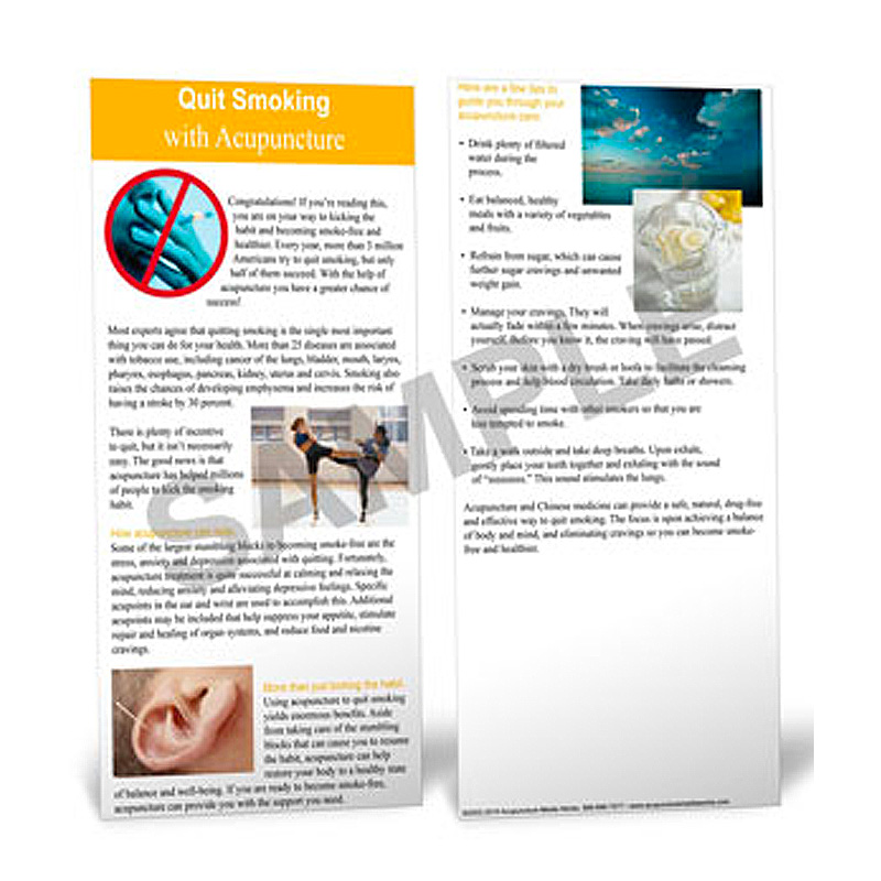 QUIT SMOKING - PATIENT EDUCATION CARDS - 50 Per Pack