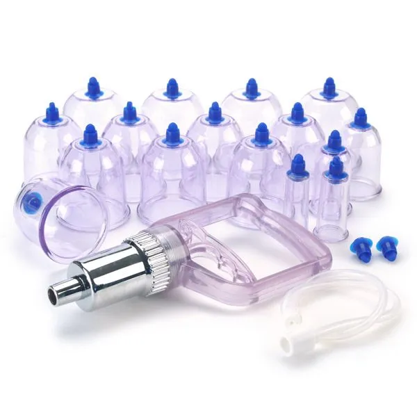 Longevity Plastic 16 Piece Cupping Set