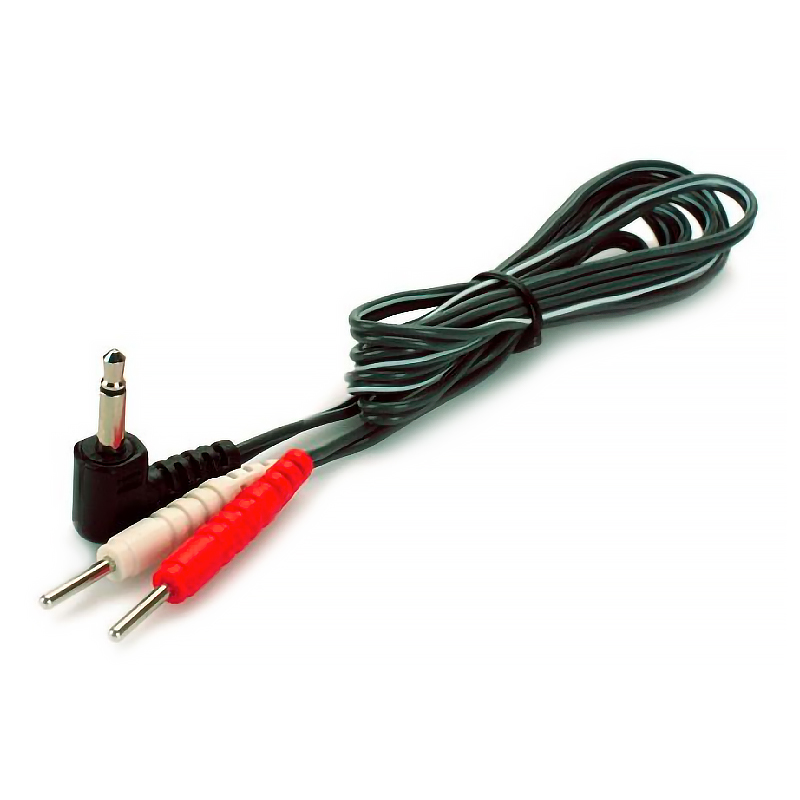 TENS Lead Wire, 3.5mm jack, 48" long, 2mm push pins