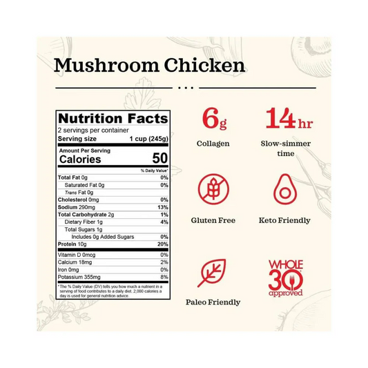 Kettle & Fire Mushroom Chicken Bone Broth