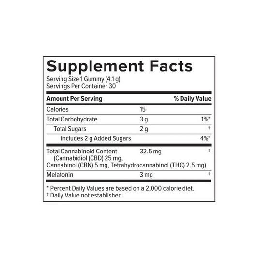 +PlusCBD™ Reserve Collection Sleep Gummies 25mg CBD 2.5mg THC 5mg CBN 30ct