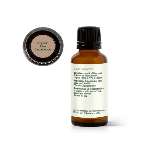 Plant Therapy Organic Cedarwood Atlas Essential Oil