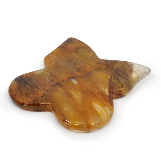 Citrine Butterfly-Shaped Gua Sha