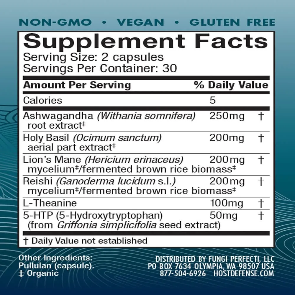 Host Defense Mushrooms MycoBenefits - Mood Capsules