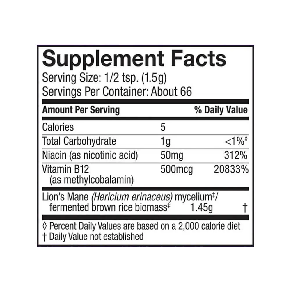 Host Defense Mushrooms BrainPower Stack Powder - 100g