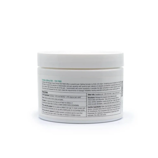 Lab+Blends CBD Massage Cream - 408mg CBD (7.2oz)