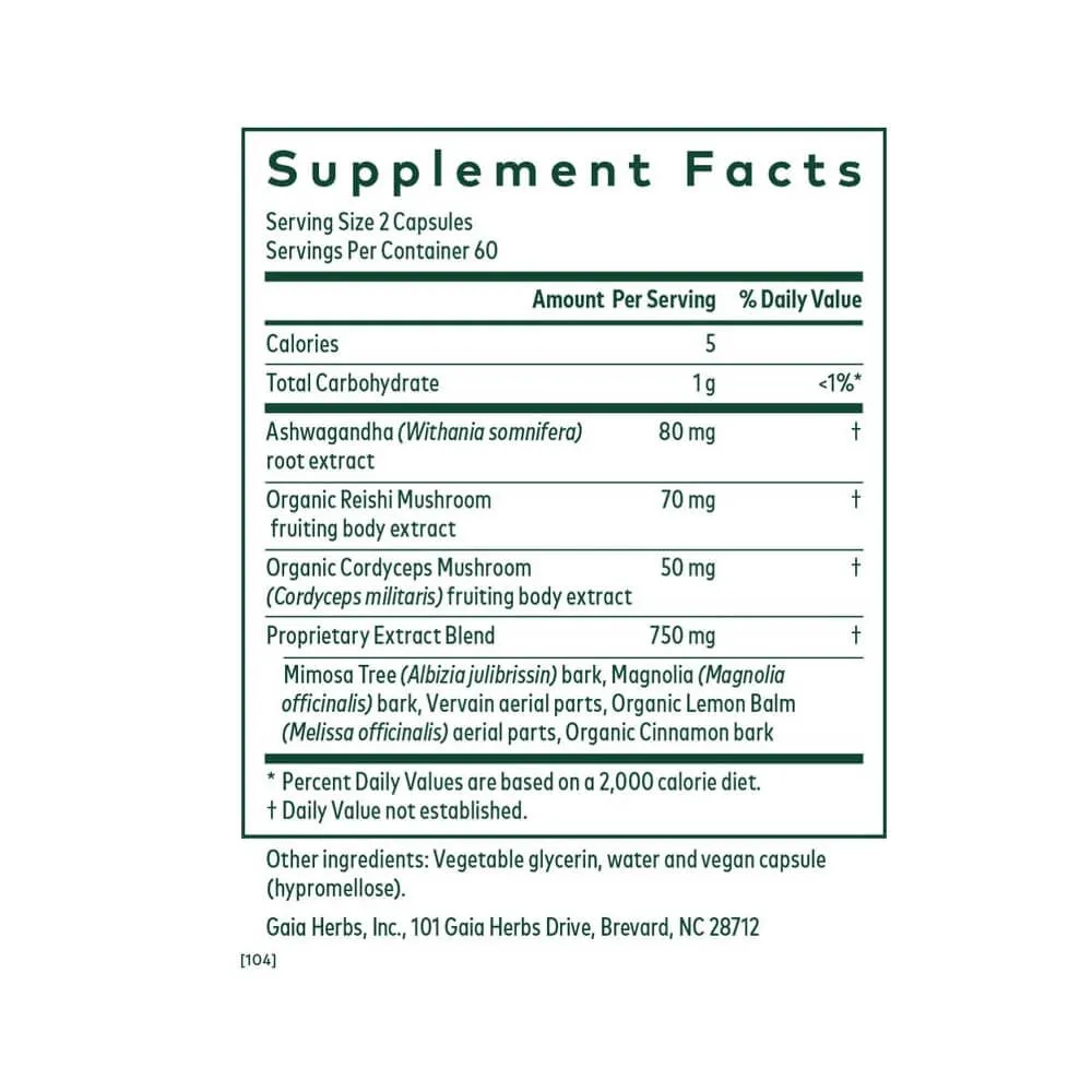 Gaia Herbs PRO Nighttime HPA - 120 Capsules