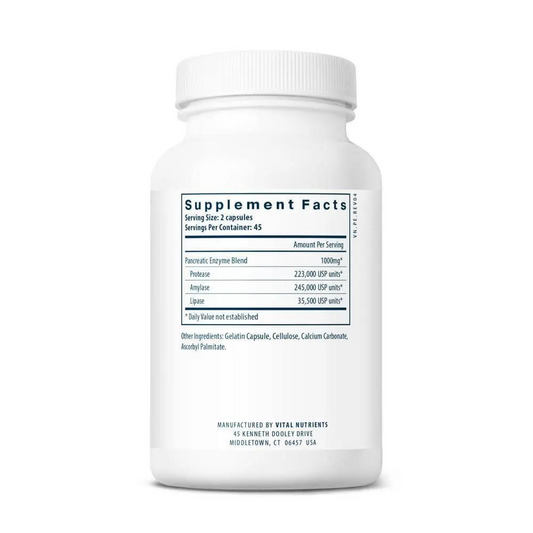 Vital Nutrients Pancreatic Enzymes