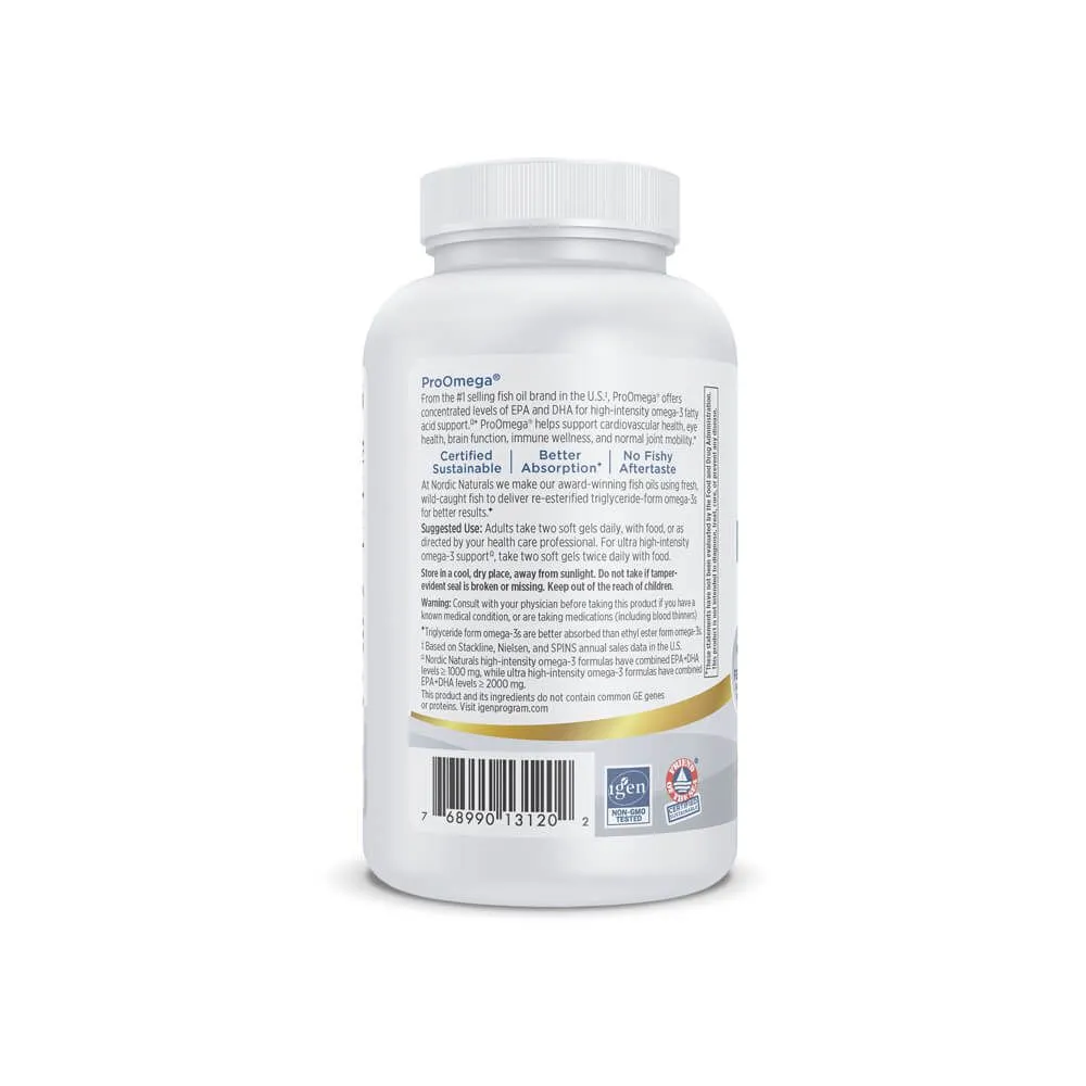 Nordic Naturals Pro Omega® Lemon Soft Gels