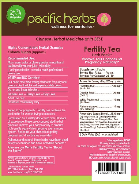 Fertility Tea, 100g - Image 2