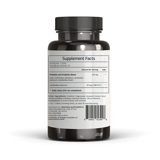Lacto. Salivarius Oral Chewable Probiotics, 45ct (5b CFUs) - Image 2