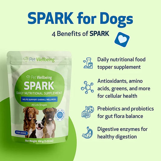 SPARK - Daily Nutritional Greens Supplement for Dogs, 100g - Image 2