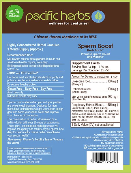 Sperm Boost, 100g - Image 2