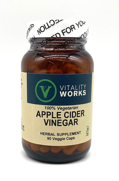 Apple Cider Vinegar Powder Capsules, 90vc