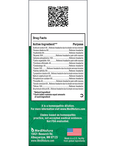 BHI Migraine Tablets, 100ct - Image 2