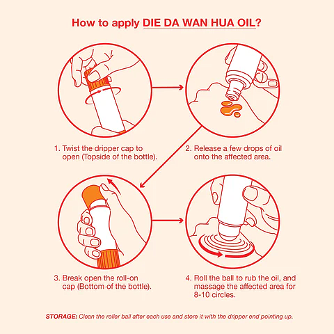 Die Da Wan Hua Oil. 50ml - Image 4