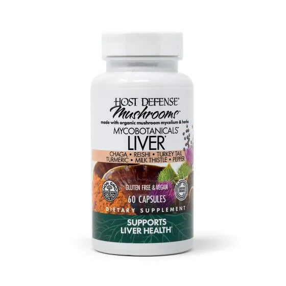 Host Defense Mushrooms MycoBotanicals Liver - 60 Capsules