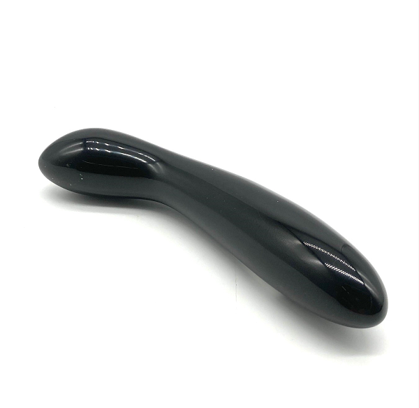 Obsidian Massage Wand Curved