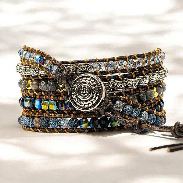 Powerful Force Onyx Wrap Bracelet - Image 2