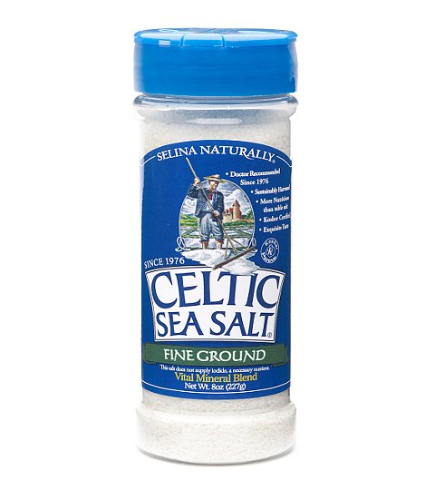 Fine Ground Celtic Sea Salt, 8oz