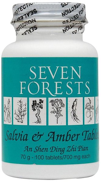 Salvia/Amber Tablets, 100 tablets