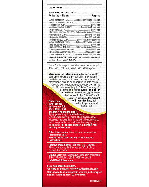T-Relief Extra Strength Gel, 3oz - Image 3