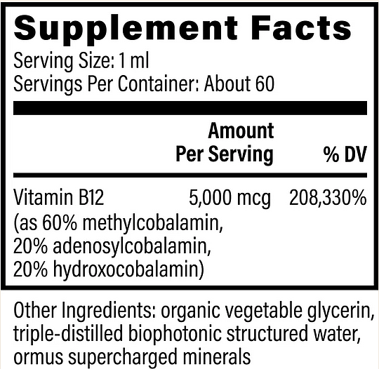 Vitamin B12, 1oz - Image 2