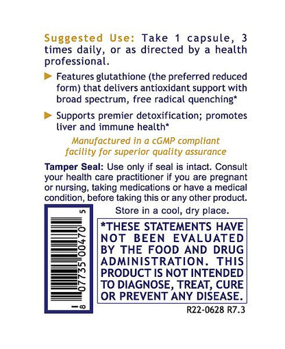 Glutathione Complex, 60 caps - Image 3