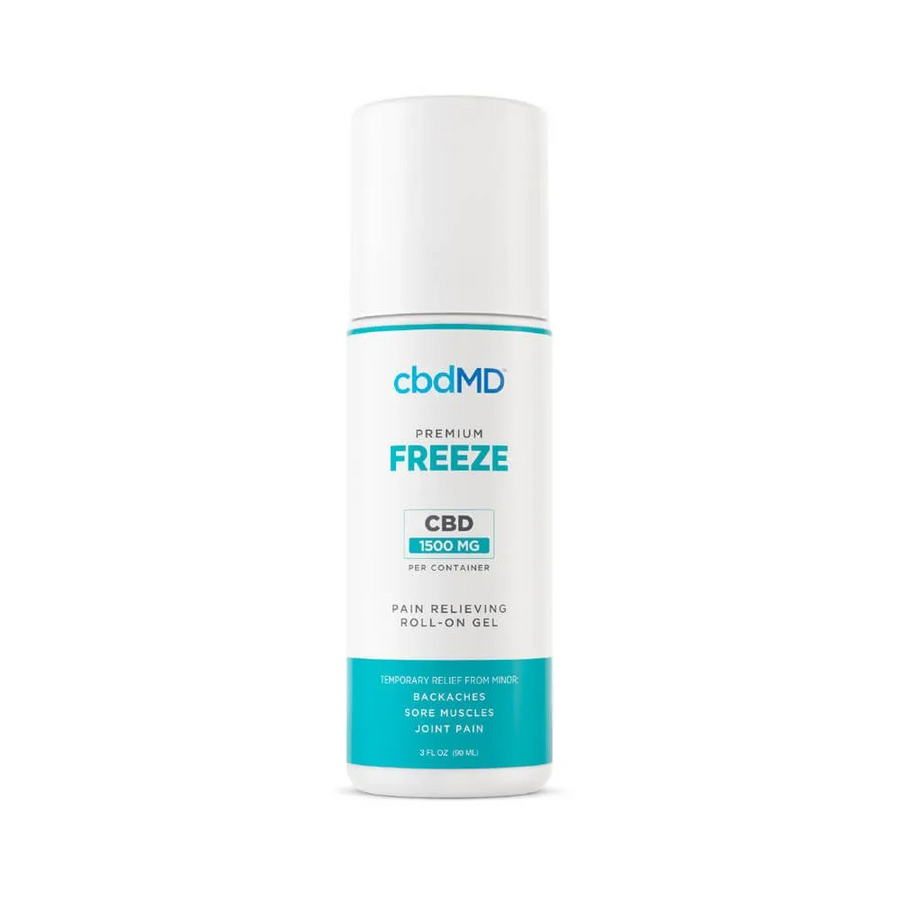 cbdMD Freeze Pain Relief Roller - 3oz roller