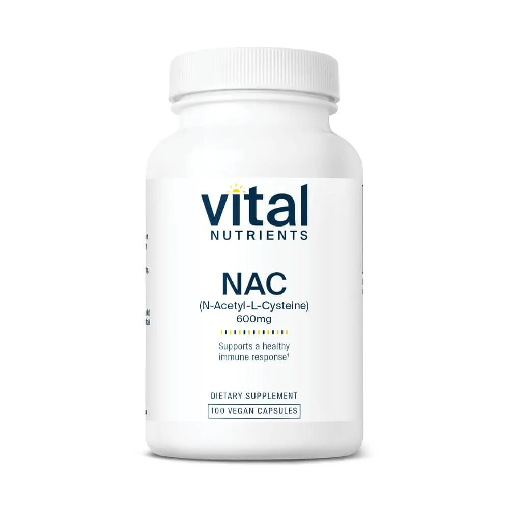 Vital Nutrients NAC (N-Acetyl Cysteine) 600mg