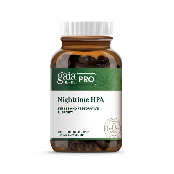 Gaia Herbs PRO Nighttime HPA - 120 Capsules