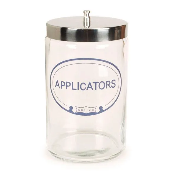 Glass Applicator Jar