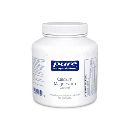 Pure Encapsulations Calcium Magnesium (citrate) - 180 capsules