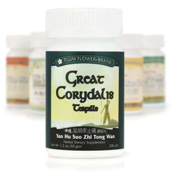 Mayway Plum Flower Great Corydalis Teapills - 200 Count