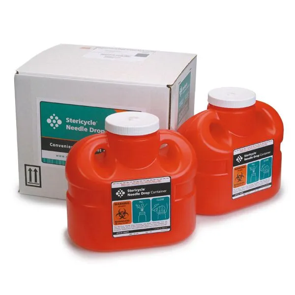 1 Gallon Stericycle® Biohazard by Mail 2-pack