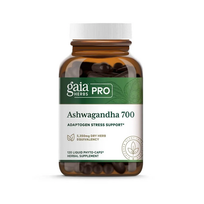 Gaia Herbs PRO Ashwagandha 700 - 120 Capsules