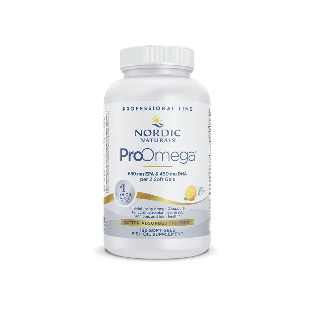 Nordic Naturals Pro Omega® Lemon Soft Gels