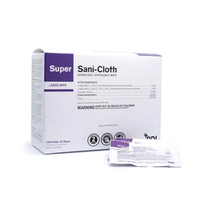 PDI® Super Sani-Cloth Germicidal Wipes Box