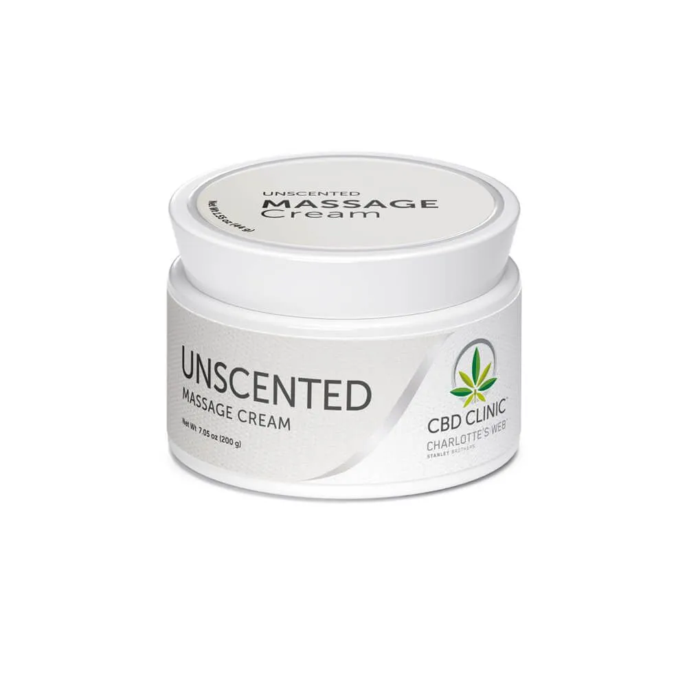 CBD CLINIC™ Massage Cream Unscented