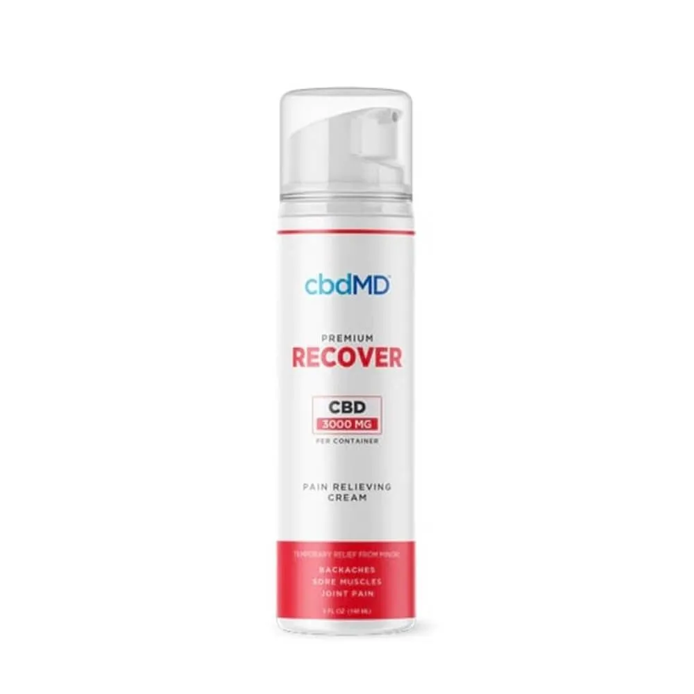 cbdMD Premium Recover Cream 3000mg - 5oz