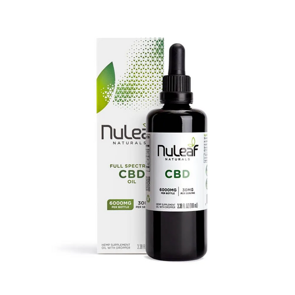 NuLeaf Naturals CBD Tincture 6000mg CBD (100ml)
