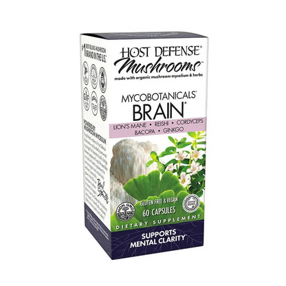 Host Defense Mushrooms MycoBotanicals Brain Capsules