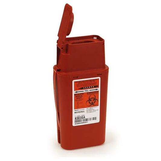 1 qt. Sage Biohazard Container - Transportable