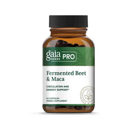 GAIA HERBS PRO FERMENTED BEET AND MACA - 60 CAPSULES