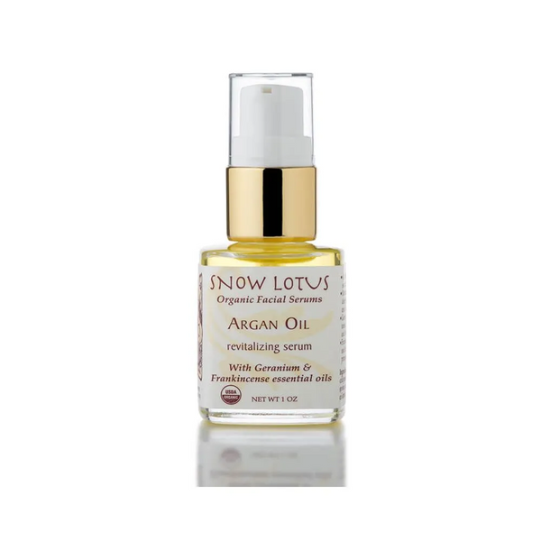 Snow Lotus Argan Oil With Geranium and Frankincense Organic Facial Serum