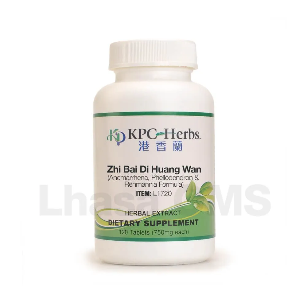 KPC Zhi Bai Di Huang Wan L1720 - 120 Tablets