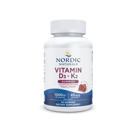 Nordic Naturals Vitamin D3+K2 Gummies