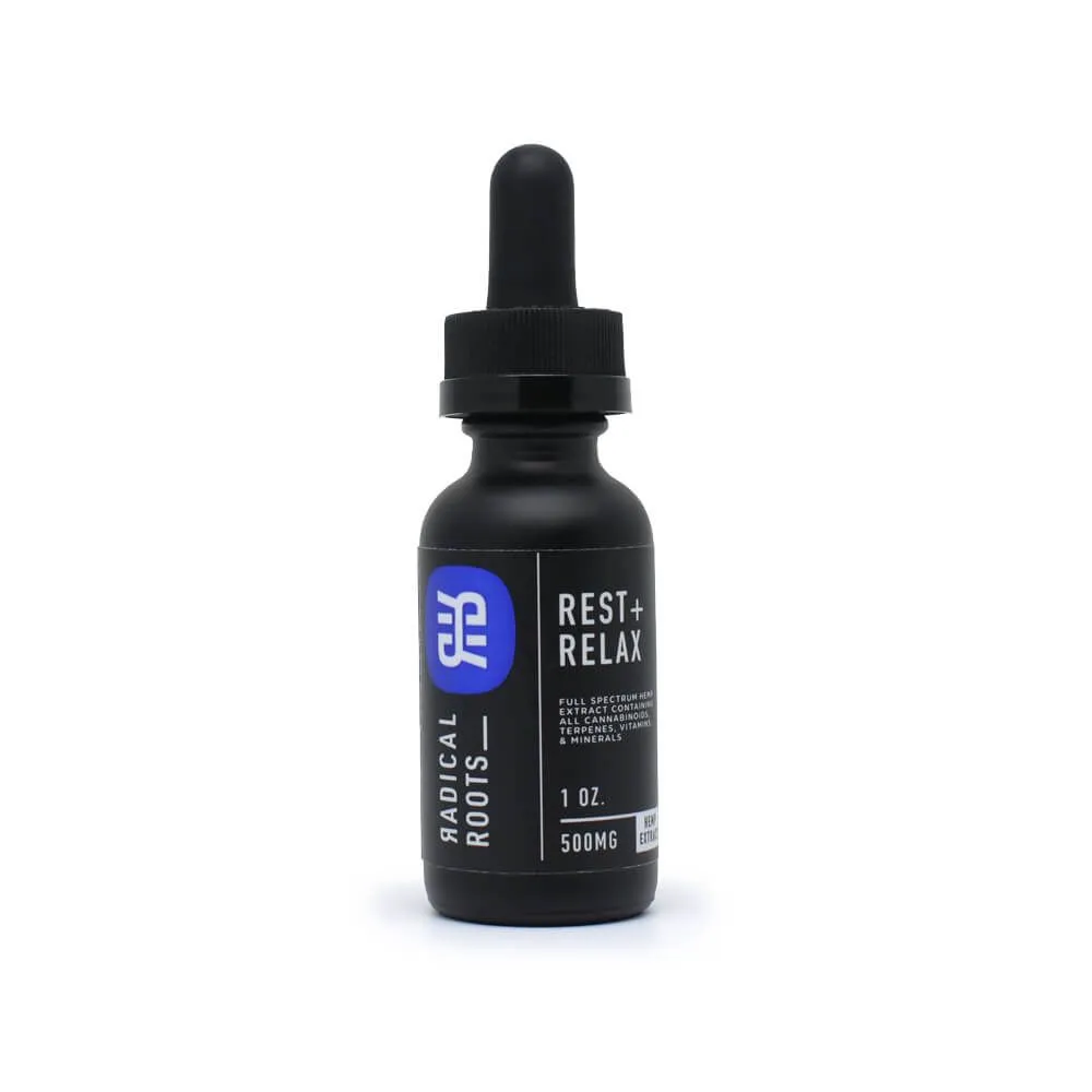 Radical Roots Rest + Relax 500mg CBD - 1oz bottle