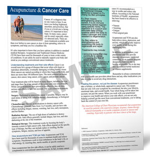 CANCER CARE - PATIENT EDUCATION CARDS - 50 PACK